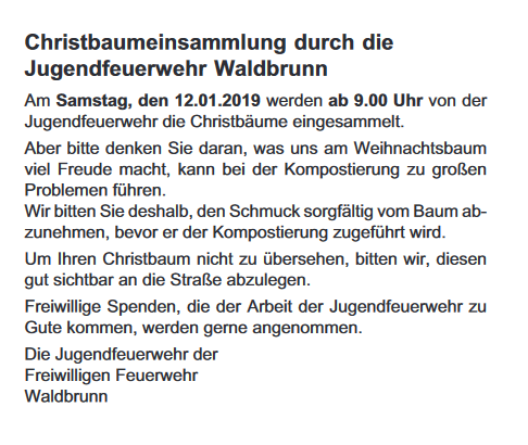 Christbaumsammlung2019