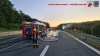 PKW Brand, A3 Richtung Frankfurt, 25.06.2020