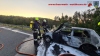 PKW Brand, A3 Richtung Frankfurt, 25.06.2020